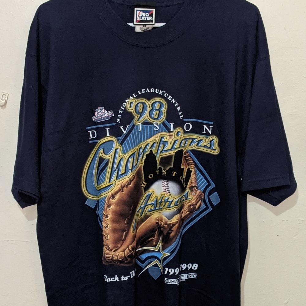 Vintage Houston Astros Travis 1998 Champions T-Shi